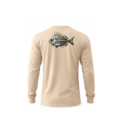 BAITED Offshore Core Long sleeve Tee - White