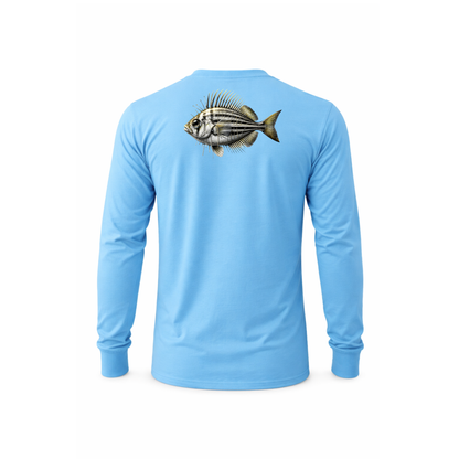 BAITED Offshore Core Long sleeve Tee - White