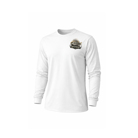 BAITED Offshore Core Long sleeve Tee - White