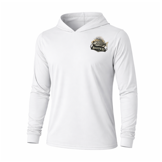 BAITED Offshore Performance Fishing Hoodie – aited logo